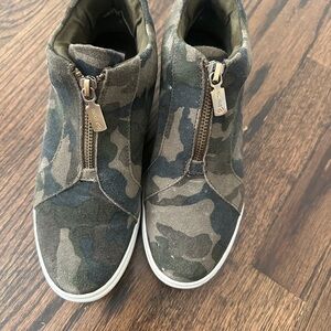 Camo Sneaker Wedge